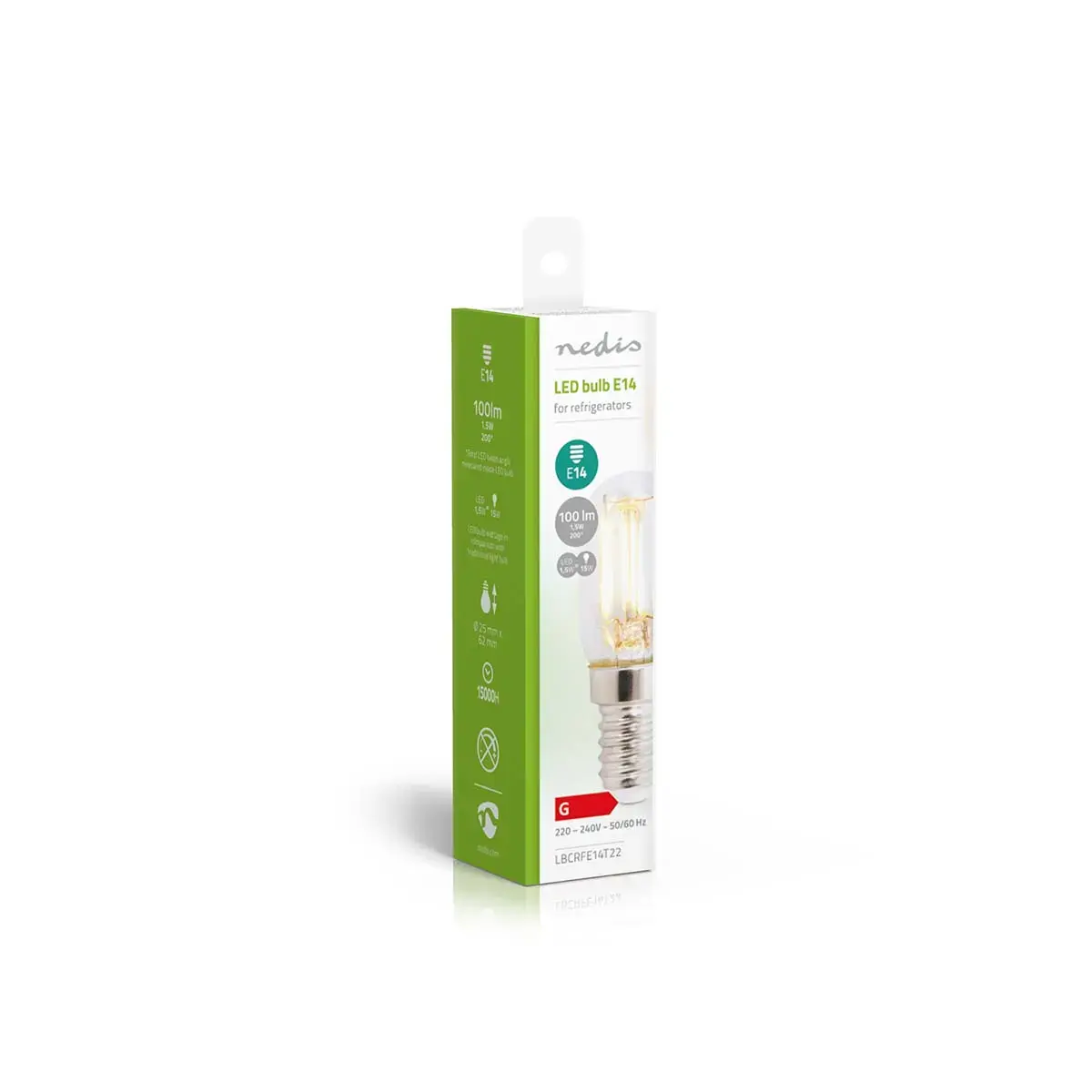 Nedis T22 LED лампа для холодильника E14 1,5 Вт Photo 8