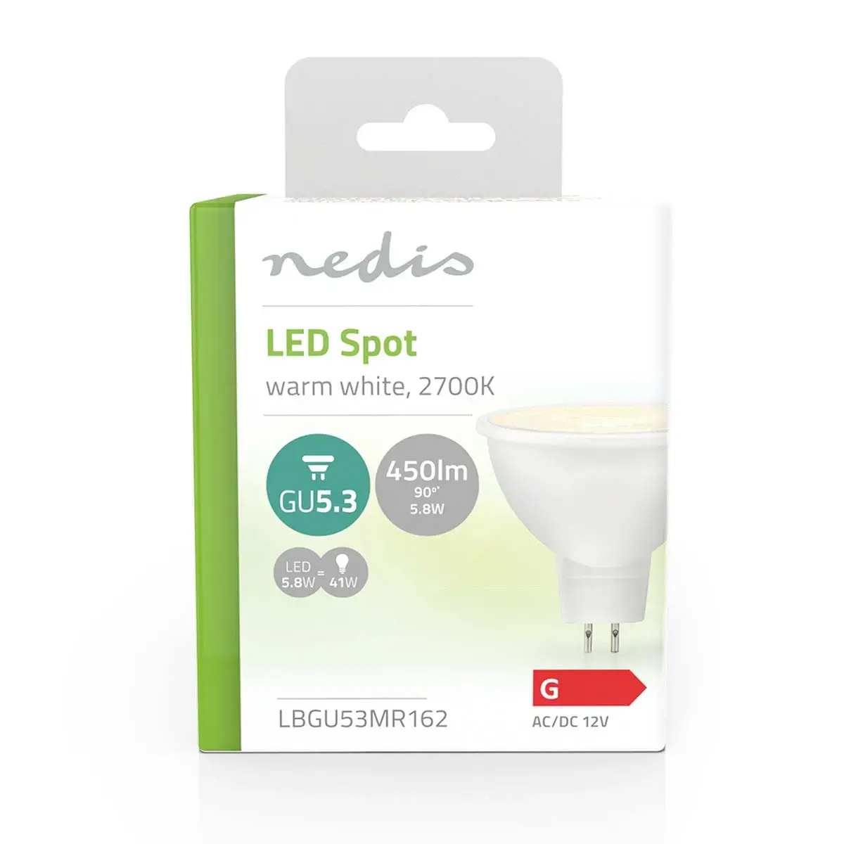 LED-лампа Nedis LBGU53MR162 GU5.3 5.8 Вт Photo 3