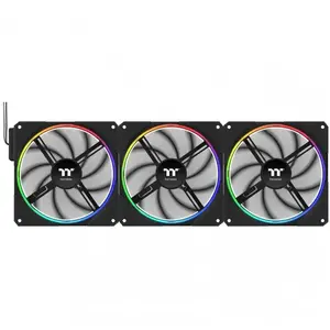 120 мм Thermaltake TS140 EX RGB набор из 3 вентиляторов для корпуса, PWM, чёрные