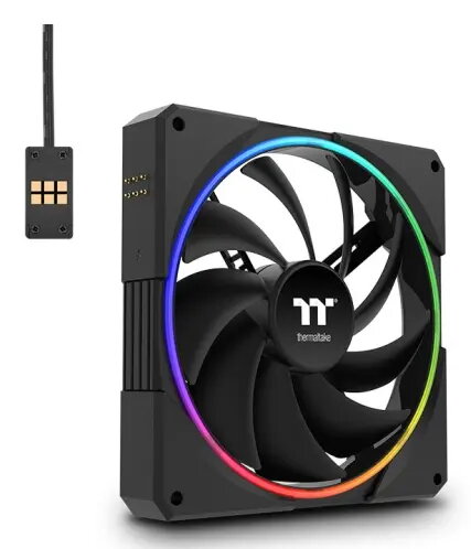 Datora korpusa ventilators Thermaltake TS140 Melns