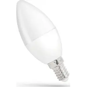 LED svečveida spuldze spectrum led E14 230V 8W siltā balta (WW) – kompakta aizvietošana kvēlspuldzei