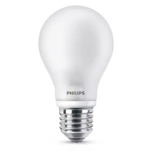Светодиодная лампа Philips 7 Вт (экв. 60 Вт), цоколь E27, 806 лм, 2700 К, тёплый белый, 10000 ч