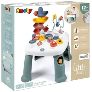 Игровой стол SMOBY Little интерактивный 140320 для малышей, игровая панель с подсветкой и звуком