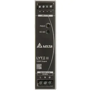 Barošanas avots Delta DRL-24V120W-1EN LYTE II — 24V DC, 120W impulsu