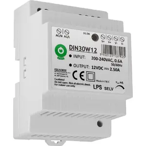 Блок питания на DIN-рейку xxxx_ Premium Lux (Mojeledy) DIN30W12 12V 30W