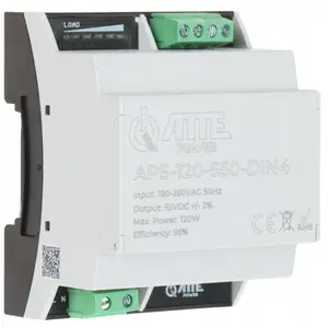 Блок питания Atte APS-120-550-DIN4 — импульсный источник питания, модель APS-120-550-DIN4