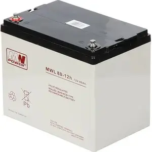 Свинцово-кислотный аккумулятор 12В 80А·ч No name 12V/80AH-MWL