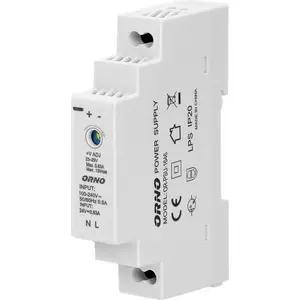 Блок питания ORNO OR-PSU-1646 — на DIN-рейку 24 В DC, 0,63 А, 15 Вт
