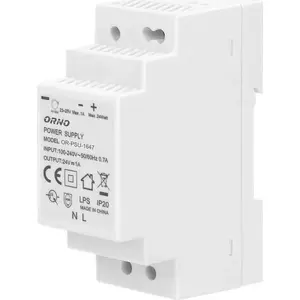 Блок питания на DIN-рейку ORNO OR-PSU-1647 24 В DC 1 А 24 Вт