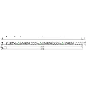 Rack Power Distribution Unit Alantec PZZ-15C13-9EU — 42U managed PDU, 15×IEC C13 + 9×CEE 7/5, three‑phase