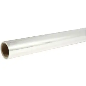 Protective Plastic Film Vrige klar 2 x 50 m x 0.025 mm, folded once for surface covering