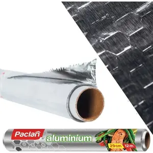 Alumīnija folija Paclan PACLAN 12 m — pastiprināta, ruļlis 12 m