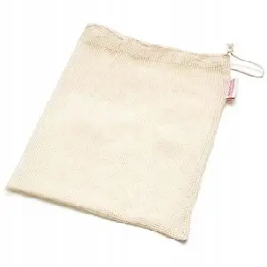 Atkārtoti lietojami kokvilnas tīkli maisi Swiss Advance MONYI Cotton Mesh Bags Large — dārzeņiem un pārtikai