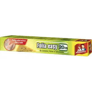 Pārtikas plēve JAN Niezbędny Easy 20 m — ruļļa pārtikas iepakošanai