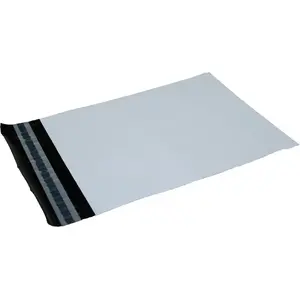 Почтовые пакеты Stickn T120108 400 x 600 мм белые с ручкой, упаковка 100 шт.