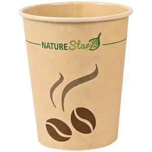 Paper Coffee Cup No name Pap 40 cl (400 ml) Ø90×137 mm brown, pack of 50