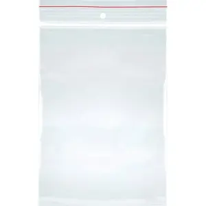 Plastic string bag Office Products 150x400 mm LDPE transparent, pack of 100