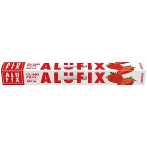 Пищевая плёнка Alufix PE 29 см x 60 м – рулон для хранения пищи