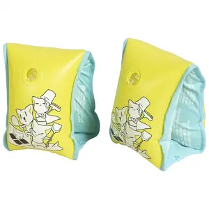 Нарукавники для плавания ARENA Kids Friends Soft — PVC и полиэстер, синий/жёлтый, 1 шт.