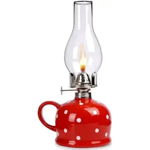 Oil Lamp ORION Orion Lampa naftowa 28.5 cm, 530 ml ceramiczny zbiornik