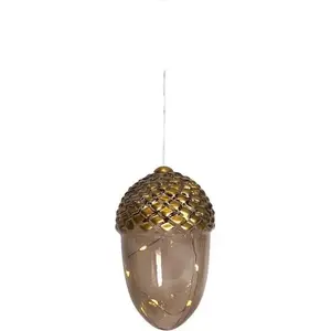 Table lamp Sirius Celina Acorn H13 cm 5L Dark Oak/Gold by Sirius
