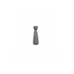 Candle holder LEONARDO Milano, grey matte, table placement, Ø50 mm x H170 mm