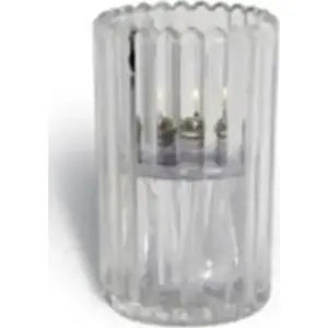 Oil lamp set No name Model Stripe Transparent — 6 pieces per carton