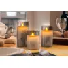 GOOBAY LED real wax candle in glass 7.5 x 15 cm Photo 3