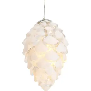 Decorative cone Sirius Celina, H8 cm, snowwhite (brand Sirius)