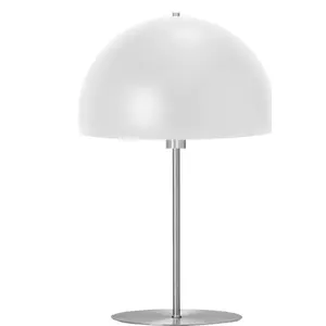 Настольная лампа PLATINET PTL2021W E27 25W металлический круглый абажур 1,5 м кабель белая