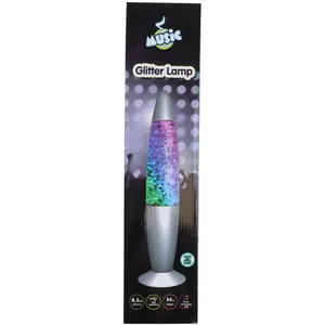 Table lamp Brilliant Classics MUSIC Glitter Lamp — decorative music-themed glitter lighting