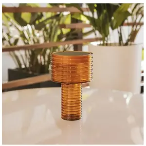 Table lamp Belideco New Garden AMBAR SOLAR — solar-powered outdoor table lamp