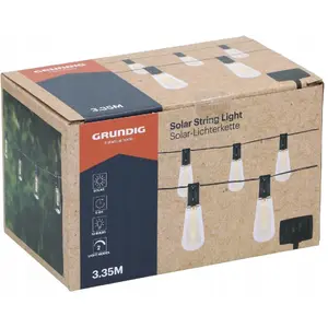 LED solar garden lights GRUNDIG — string lights 3.35 m