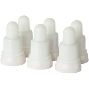 String Christmas Lights Duni Ekstra LED 6 pcs, 7 cm spacing, Ø4 cm bulbs, multicolour and warm white