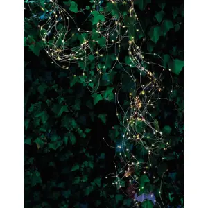 Gaismas dekora virtene Multimix.pl Knirke — LED 500 spuldzes, 7.2 W, 3.6 m, 12 V (zaļa/caurspīdīga)