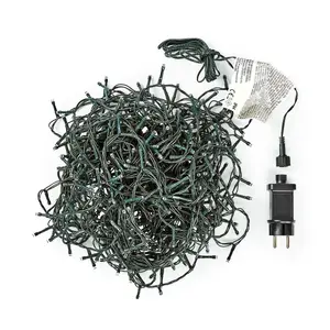 Garland Nedis LED STRING 120 WW OUTDOOR — 120 warm white LEDs, outdoor, green cable
