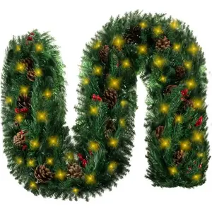 Christmas string lights Ruhhy Girlanda 2.7 m with Ruhhy bulbs model 22325