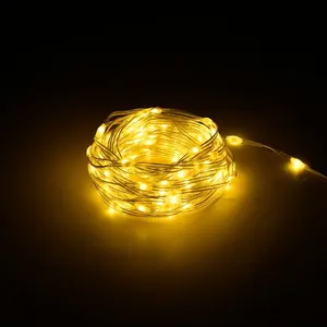 Ziemassvētku virtene Rebel Light 10 m, silti balts, maināmi apgaismojuma režīmi