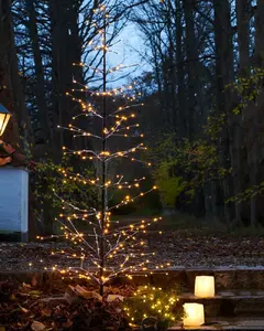 Light decoration figure Philips Isaac, LED 228 bulbs, 6 W, 24 V, height 1600 mm, brown