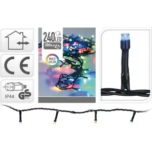 String Christmas Lights No name AX8402040 — 240 LED multicolour festive light string