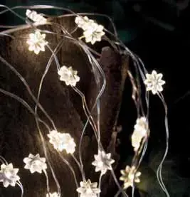 Light decoration figure Philips Sirius Home Silke with 40 LED bulbs, silver/transparent, battery-powered, 3900 mm
