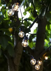String light TFA Sirius Home Lucas 3 m, 10 LED lamps, black, 6 W, indoor/outdoor