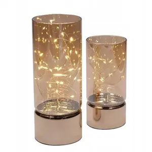 Ziemassvētku lampiņas Solight komplekts — divi LED gaismas ķermeņi 30× LED uz AA baterijām, garumi 15 cm un 20 cm