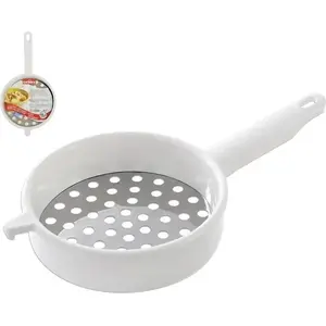 ORION gnocchi ricer, 18 cm stainless-steel grater with sieve insert, universal kitchen tool