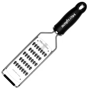 Рашпиль-плоская терка Microplane Fine Julienne Gourmet Series — лезвие из нержавеющей стали, 78×30×315 мм, чёрный