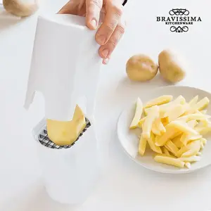 Virtuves šķēlētājs Bravissima Kitchen 259121 — manuāla ierīce mājas kartupeļu frī un dārzeņu griešanai