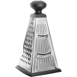 Box grater BergHOFF Essentials 4-sided pyramid grater H26cm stainless steel