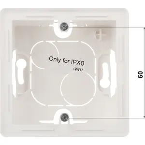 Surface-Mounted Single Electrical Back Box Legrand Valena Life LE-754191