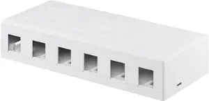 GOOBAY network equipment spare part 79379 — compatible with switches, white, 164 mm width