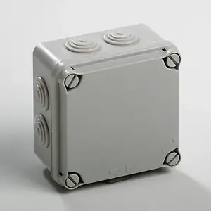 Junction Box PCE EV-111 screwable 112×112×64 mm with 7 cable glands IP67